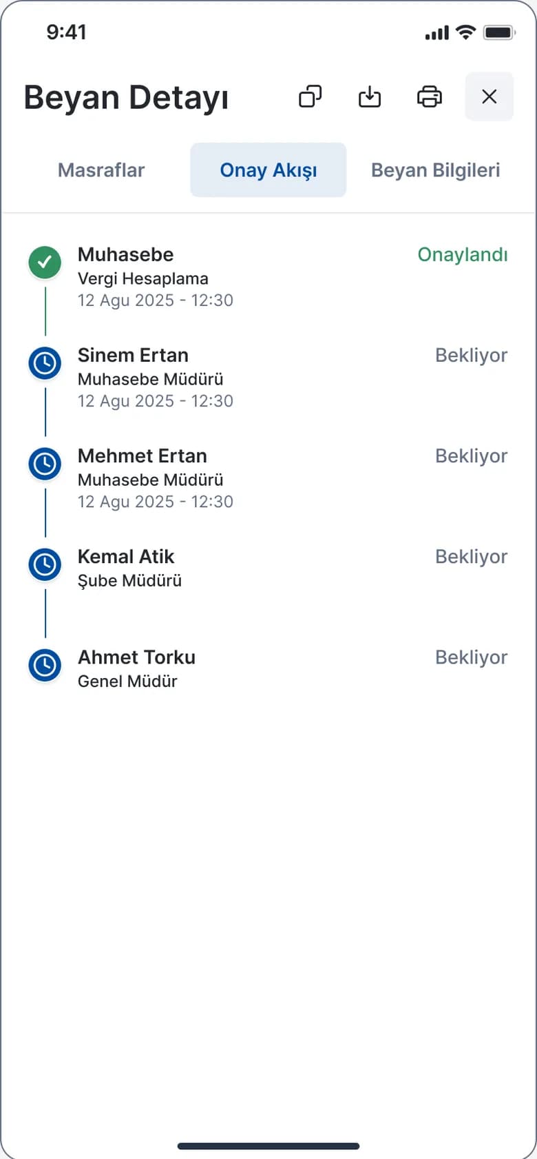 Onay akışı