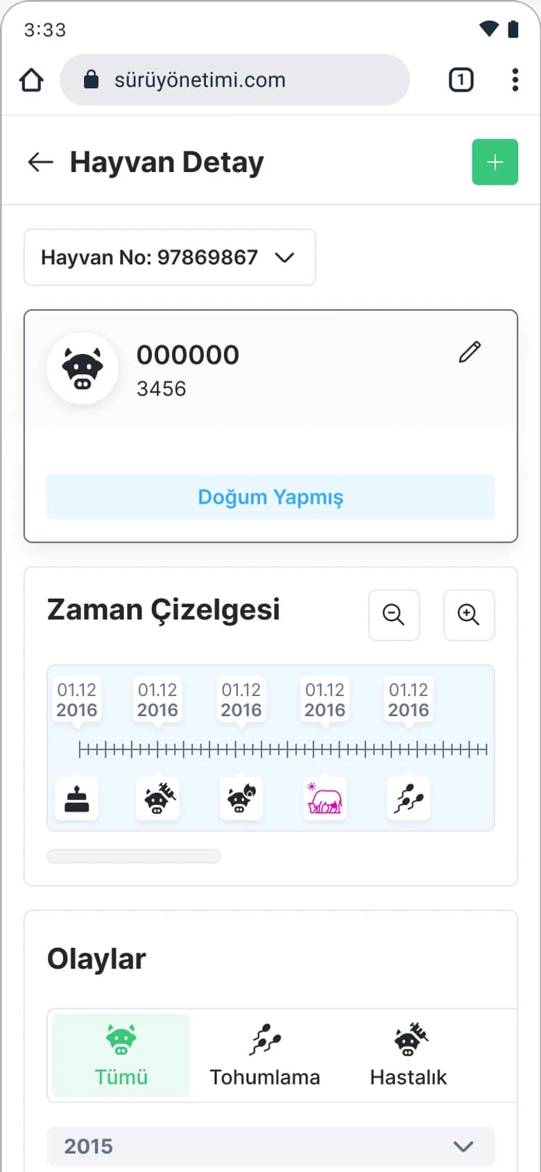 Hayvan detayı