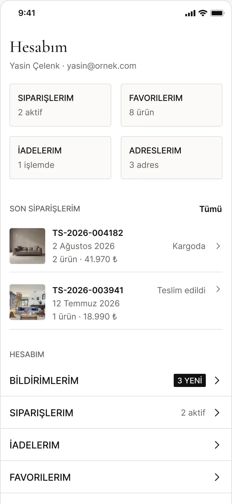My account