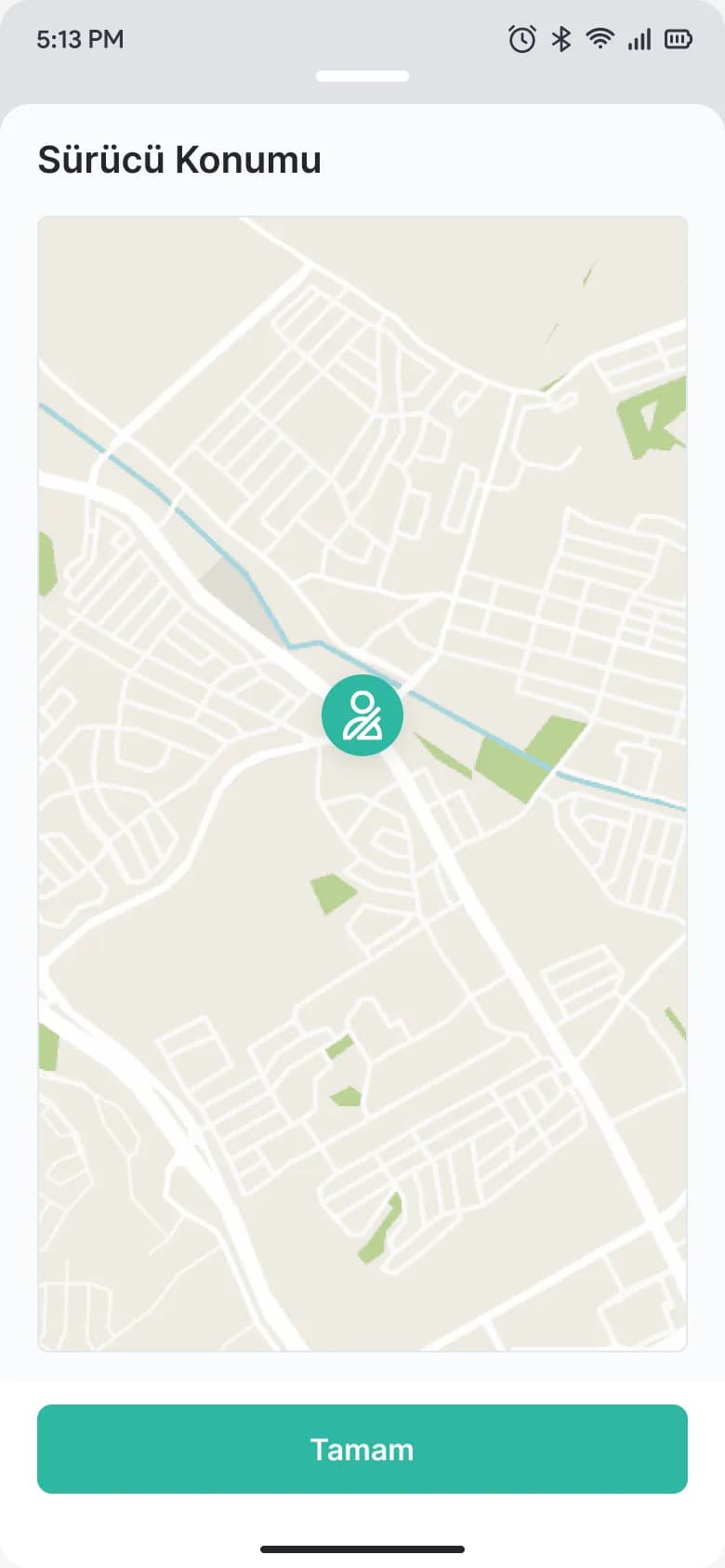 Driver location